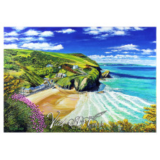 Llangrannog from Cwmtydu path