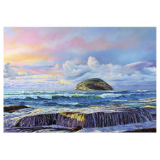 Ailsa Craig on stormy day