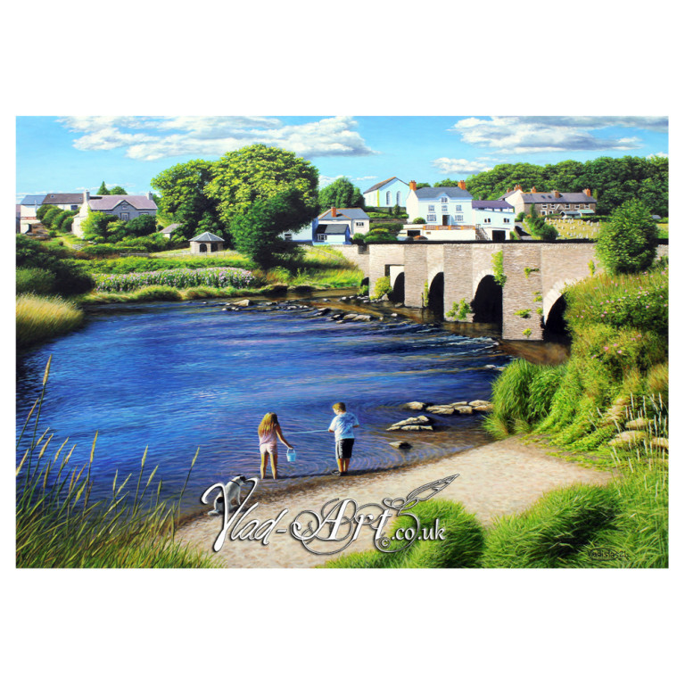 Llechryd bridge over the Teifi river Llechryd bridge over the Teifi river