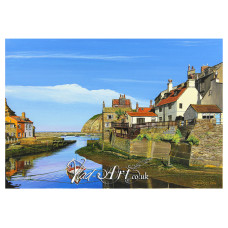 Coble in Staithes Harbour Coble in Staithes Harbour