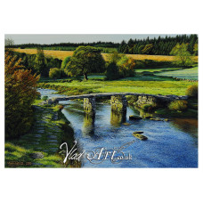 The clapper bridge at Postbridge, Dartmoor, Devon