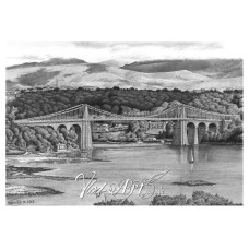Menai Bridge from Anglesey Menai Bridge from Anglesey