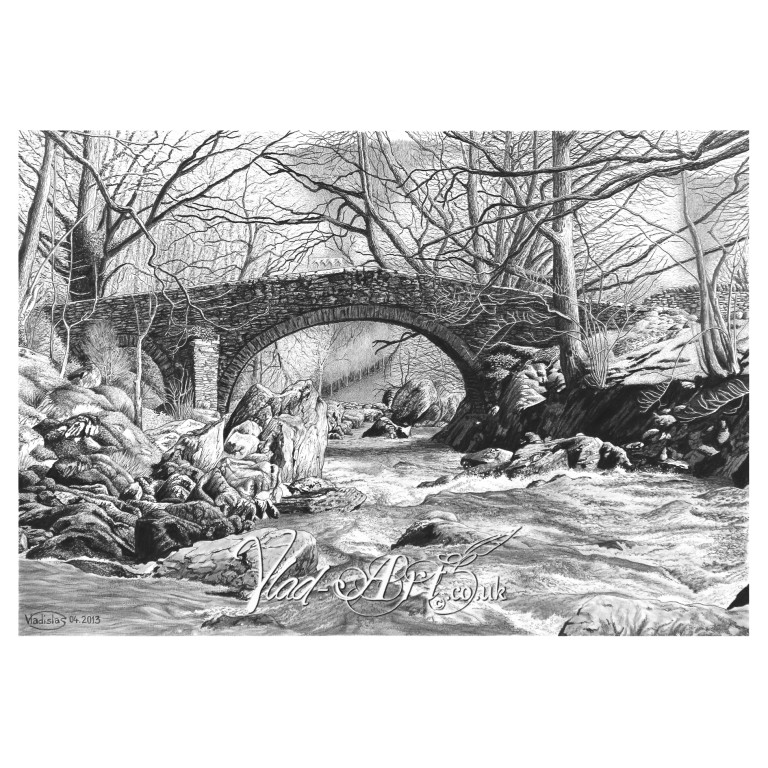 Old packhorse bridge 